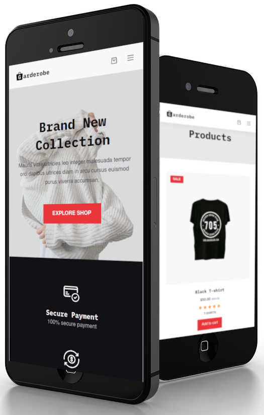 Smartphone Woocommerce Shop